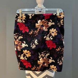 Ann Taylor Loft floral pencil skirt